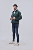 Premium Plain Green Men Jacket