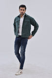 Premium Plain Green Men Jacket