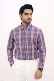 Premium Multicolor Checkered Button Down Shirt