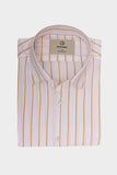 Premium White Cream Striped Shirt