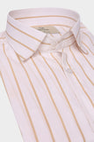 Premium White Cream Striped Shirt