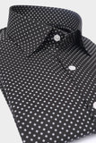 Premium Black White Dotted Shirt