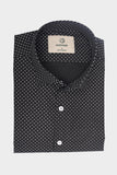 Premium Black White Dotted Shirt