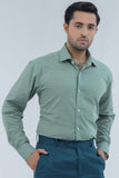 Light Green Formal Plain Shirt