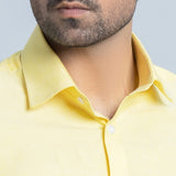 Premium Yellow Textured Shirt