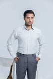 Light Grey Textured Formal Shirt