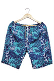 Premium Blue Tropical Hawaiian Shirt and Short