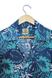 Premium Blue Tropical Hawaiian Shirt and Short