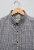 Small White Black Checkered Button Down Shirt