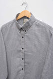 Small White Black Checkered Button Down Shirt